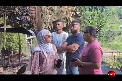 CNC3 News Trinidad and Tobago on Instagram: "A Princes Town family will enter the new year with nothing — no home, no business, and no income — after a fire consumed all their belongings on Boxing Day. The Chadee family were away when the blaze started, and on returning, they found everything reduced to ashes. Radhica De Silva and Che Teekersingh visited the family, who now face the daunting task of rebuilding their lives from scratch."