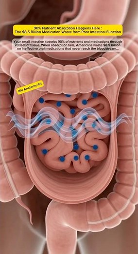 90% Nutrient Absorption Happens Here:The $8.5 Billion Medication Waste from Poor Intestinal Function