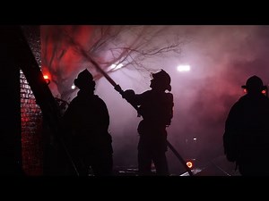 [4K] 2 Alarm Fire Tears Through House on Charlemont Street | Newton