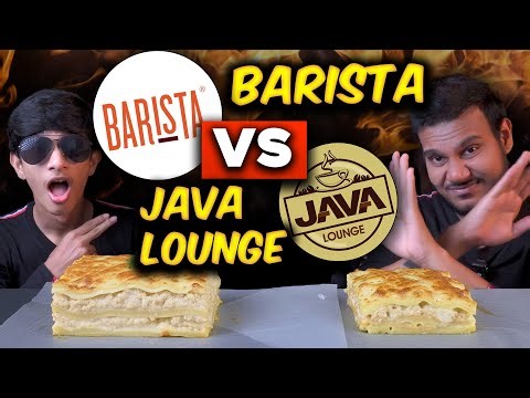 BARISTA VS JAVA LOUNGE | CHICKEN LASAGNA | SRI LANKAN FOOD | FOOD REVIEW | Magu ASMR
