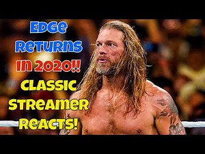 Edge Returns!! - 2020 Royal Rumble Classic streamer reaction! #wwe #royalrumble #return