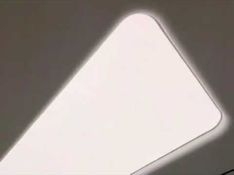 Translucent stretch ceiling with backlit