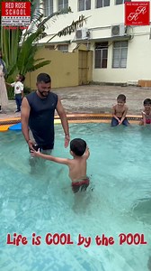 “Life is COOL by the POOL: Unlimited Fun@Prep Swimming classes | Red Rose Group of Schools