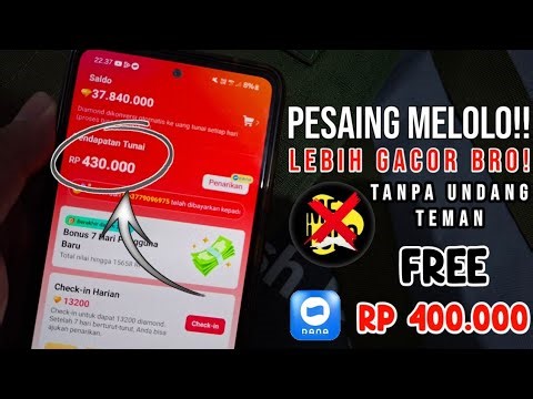 MIRIP APLIKASI MELOLO!! APLIKAS PENGHASIL UANG 2026 | APLIKASI PENGHASIL SALDO DANA TERCEPAT 2026
