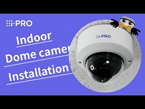 Ceiling surface installation of standard indoor dome camera