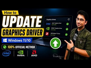 How to Update Graphics Driver in Windows 11/10 | Intel, NVIDIA & AMD (Official Method)