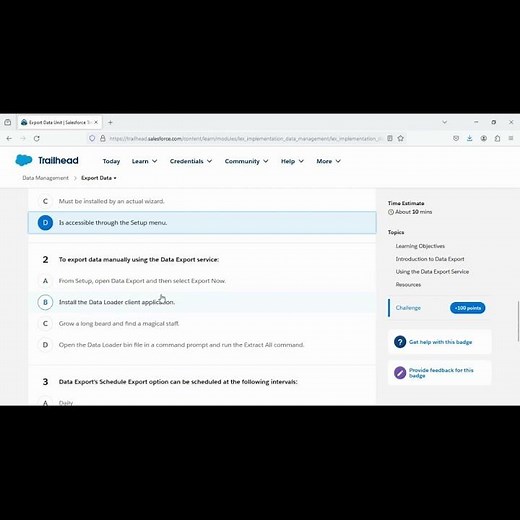 Export Data #salesforce #salesforceturotials #salesforcetrailhead #salesforcelightning