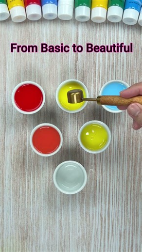 Red vs Yellow vs Blue Color Mixing | Satisfying Basic colors ASMR | ColorMixingASMR