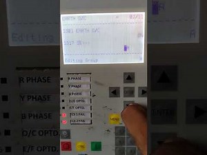 Siemens 7SJ66 Relay setting