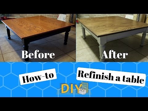 How to: Refinish a table | DIY | Before and After