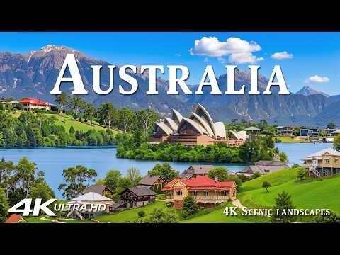 Australia 4K | Untamed Continent – Golden Coasts, Red Deserts & Endless Horizons