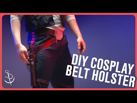 DIY Leather Space Gun Holster | FREE PATTERN