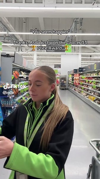 We’ve won the Grocer 33 Price Award! We beat Tesco (with Clubcard), Sainsbury’s (with Nectar), Morrisons (with More) and Waitrose by providing the cheapest price most frequently for a shop based on a weekly survey of 33 everyday items. Our low prices are for everyone, not just for members 😉 #asda #youseemhappier #grocer33 #priceaward T&Cs: The Grocer 33 Price Award 2025. The Grocer 33 pricing survey compares 33 randomly selected products each week from Asda, Tesco, Sainsbury’s, Morrisons and Wa