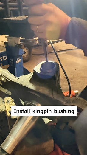 How to install kingpin bushing #kingpins #kingpin | Kione Epps