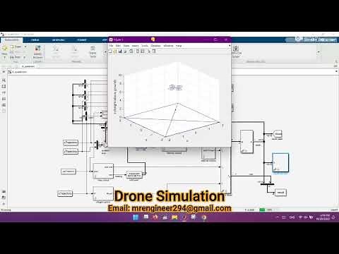 Drone Simulation in MATLAB/Simulink | Quadcopter Animation |Autonomous Drone