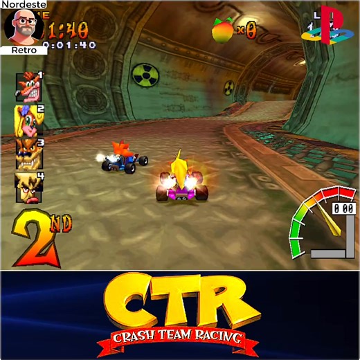 Nostalgia e velocidade no Crash Team Racing! #crashteamracing #playstation1 #ps1 | Nordeste Retrô