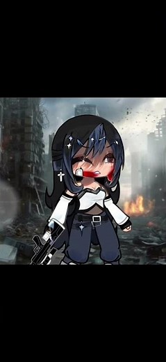 Angel with a shot gun meme #gacha #gachatrend #fyp #gachalife