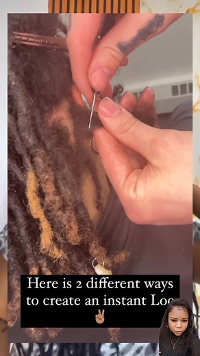5K views · 56 reactions | Tutorial, two different ways to create instant locs朗 thank you jboogielocs IG: jboogielocs #viral #goviral | Duru Esther Chikodi | Facebook