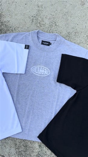 Classic Basic Boxy Cropped Tee | Embroidered | 220 GSM PREMIUM FREE STICKER. Comment for size recommend height & weight! #classic #boxycroppedshirt #33 #Classicstw #classicplains