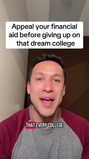 Appealing financial aid at your dream college . . . . #highschool #collegeapps #collegeadmissions #senioryear #fyp