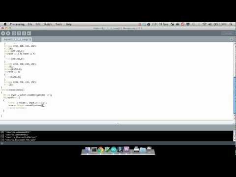 Arduino Tutorial: Kapitel 3.1.1 - Lösung von Aufgabe 2: Ampel & Processing