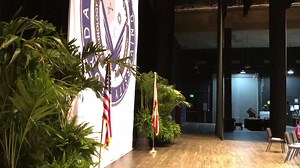 T-minus 6 hours till the official graduation ceremony! Here’s a sneak peek from back stage. #FLPolyGrad18 🎓 | Florida Polytechnic University