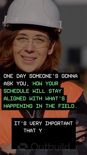 One day, someone’s going to ask how your schedule will stay aligned with what is happening in the field. It is very important you have Outbuild in your tech stack. Outbuild connects real field progress, constraints, and schedule updates in one place, so the plan reflects reality, not assumptions. Because aligned schedules don’t happen by accident. #ConstructionScheduling #OneDay | Outbuild | Facebook