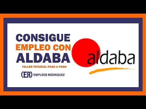 Consigue empleo con ALDABA. Como registrarse y completar el cv en aldaba paso a paso | Curso Taller
