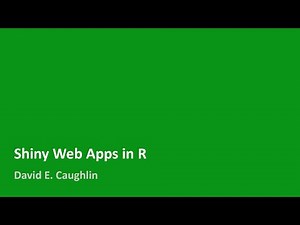 Shiny Web Apps in R