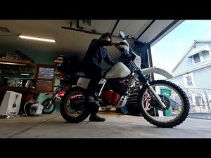 The Evolution of my 1986 Honda XL600R, and ride along.