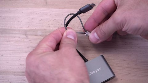 6.5 [2m] 3-in-1 Universal Laptop Cable Lock - Keyed Security Lock for K-Slot, Nano & Wedge Slot Desktop/Laptop - Anti-Theft