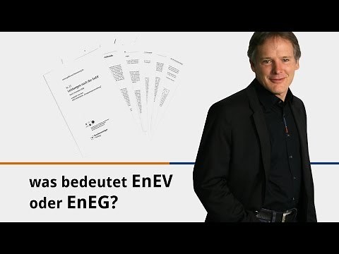 Was bedeutet EnEV oder EnEG?