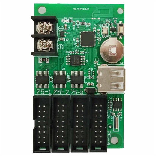 LED Door Header Display and Light-emitting Diode  Display RHX8-Q4AM Mobile Phone Wi-Fi Asynchronous Full-color Control Card