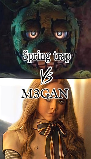 Spring trap vs M3GAN #fnaf #1v1 #edits