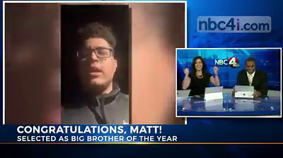 CONGRATS MATT! Matt Barnes was named Ohio's 2020 Big Brother of the year by Big Brothers Big Sisters of Central Ohio, and his Little Brother Jaylin helped to surprise Matt this morning on NBC4 Today. https://nbc4i.co/3caKnjH | NBC4
