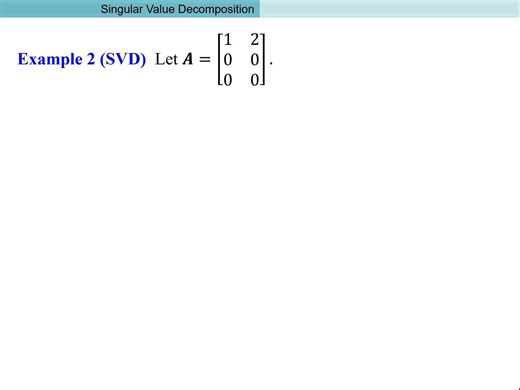 6.3-3 SVD calculation