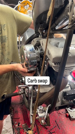 Carb swap on the shovelhead chopper. #motorcycle #harleydavidson #shovelhead #panhead #biketok #bikelife #vintageharleydavidson #fyp #harleylife #fypシ゚viral #choppers #choppershit #harleylifestyle #foryoupage #biker #sportster #reels #reelsfbシ #reelsfacebook #motorcyclesofinstagram #shovelheadchopper | 843chops