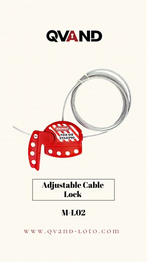 Adjustable Cable Lock M-L02 for Industrial Safety