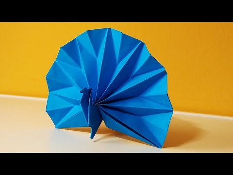 How to make a paper Peacock | Origami | Step by Step | with Folding Guide
