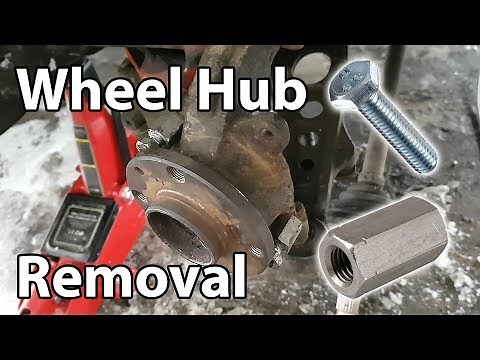 Wheel Hub Removal Without Special Tool | Bolt & Nut DIY