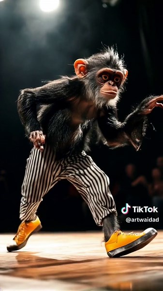 Incredible Tap Dancing Monkey Performance