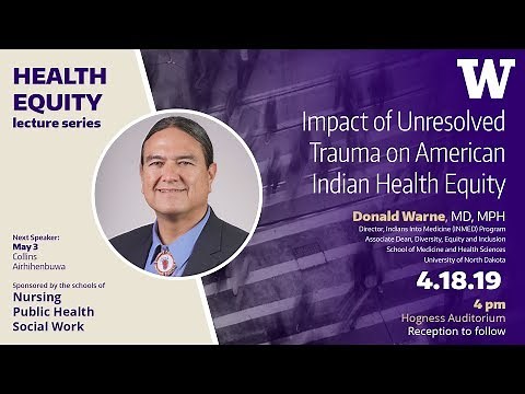 Impact of Unresolved Trauma on American Indian Health Equity | Donald Warne