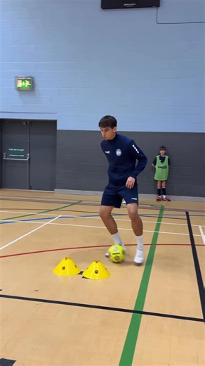 Manchester Futsal Club Academy | Technical warm-up to get the feet flying ⚡️ We make sure every player sees it and understands it - our coaches lead by example. @tom_uni... | Instagram