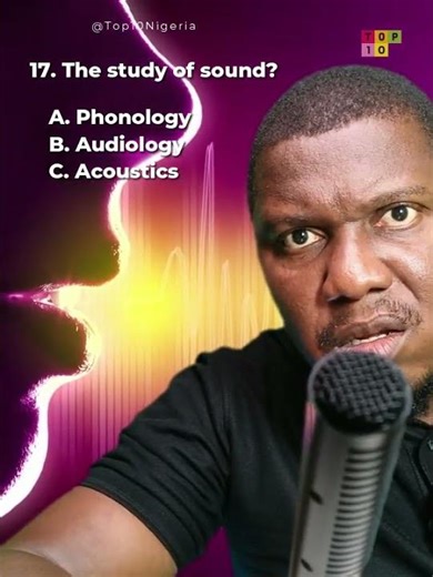(Expert Level) The study of sound is called what?