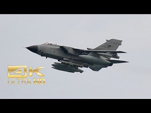 (4K) 2 Panavia Tornado ECR Aeronautica Militare show some awesome flypast Jesolo AirShow 2022 Italy
