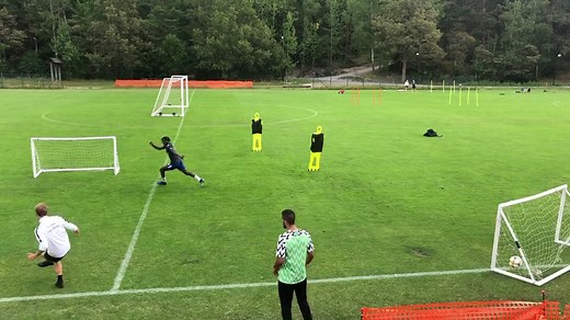 Defender exercise together with Sean (Superettan) and Joseph (Serie B Italy) #soccer #football #fotboll #grind