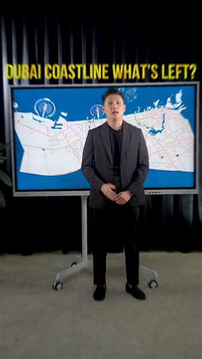 Adilet Chynystanov | Dubai Real Estate Agent on Instagram: "How much waterfront freehold land is left in Dubai? Dubai has just 72 kilometers of natural coastline and almost all of it is not available as a free hold or already sold out. Less than around 7% of Dubai’s shoreline land remains available for development. Areas like Palm Jumeirah, Bluewaters, Dubai Islands, Palm Jebel Ali, Maritime city and similar manmade islands were all created to stretch Dubai’s coastline artificially, but nearly a