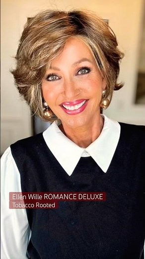 STUNNING BOB💖Ellen Wille ROMANCE DELUXE|Tobacco Rooted TLWIGS.COM code ANDI in notes for gift card!