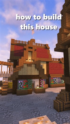 Hardcore Minecraft Harbor House Tutorial #1 #shorts