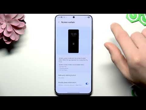 How to Use Screen Curtain on SAMSUNG Galaxy | Keep Apps Running